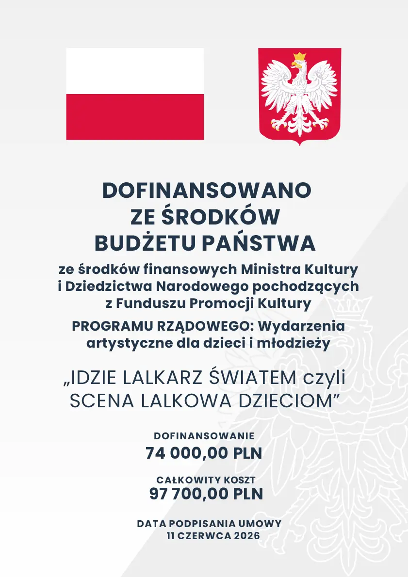 Informacja o finansowaniu projektu